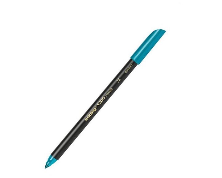Μαρκαδόρος Edding 1200 Μεταλλικός Ψιλής Γραφής 1-3mm Τιρκουάζ