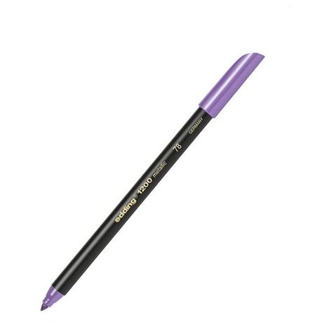 Μαρκαδόρος Edding 1200 Μεταλλικός Ψιλής Γραφής 1-3mm Μώβ