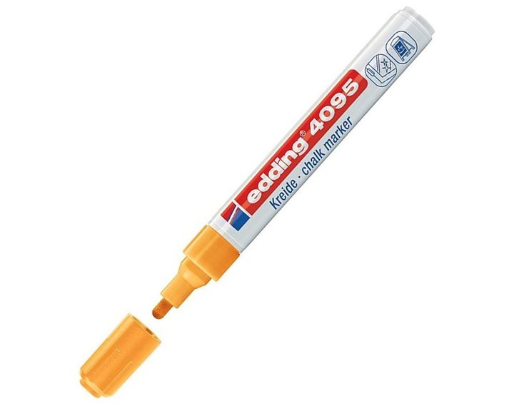 Μαρκαδόρος Edding 4095 Παραθύρων Στρογγυλή Μύτη 2-3mm Πορτοκαλί