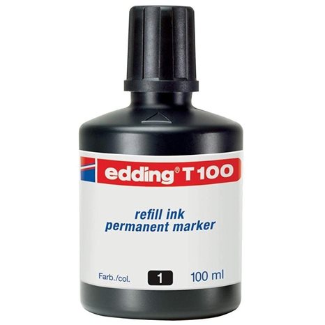 Μελάνι Edding Ανεξίτηλου Μαρκαδόρου 100ml Μαύρο