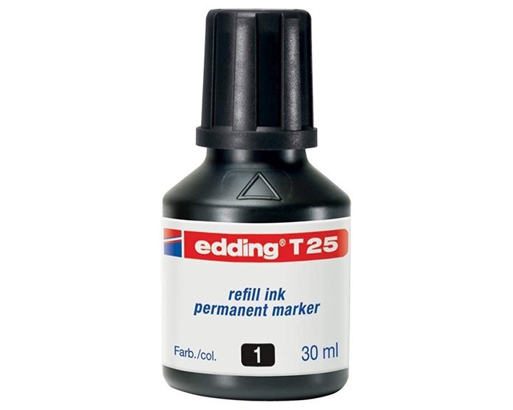Μελάνι Edding Ανεξίτηλου Μαρκαδόρου 30ml Μαύρο