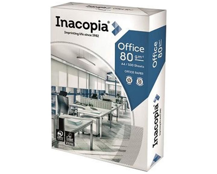 Χαρτί Φωτοτυπικό A4 Inacopia 80gr 500φ