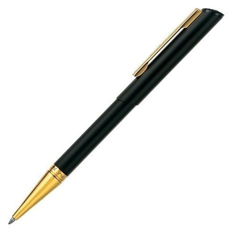 Στυλό/Σφραγίδα Heri Diagonal 3020M Μαύρο/Χρυσό