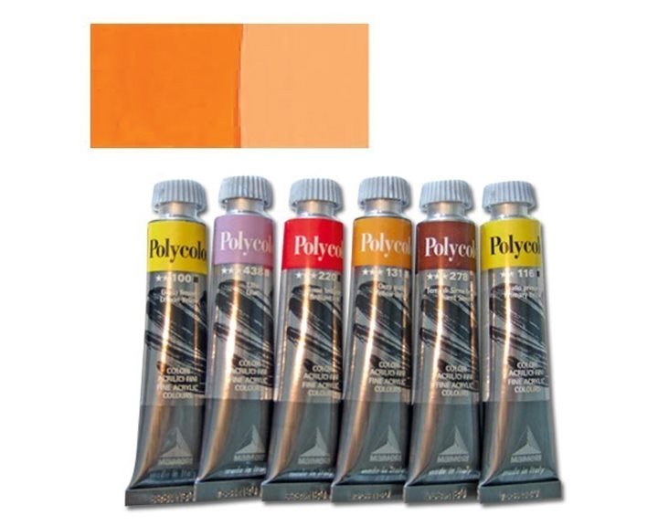 Χρώμα Ακρυλικό Maimeri Polycolor 20ml 072 Κίτρινο Πορτοκαλί