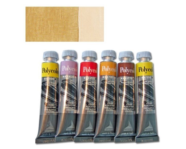 Χρώμα Ακρυλικό Maimeri Polycolor 20ml 148 Rich Gold 001202148