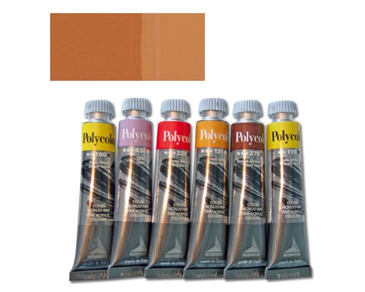 Χρώμα Ακρυλικό Maimeri Polycolor 20ml 161 Raw Sienna 001202161