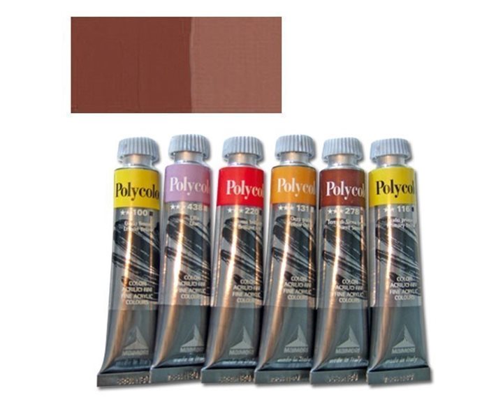 Χρώμα Ακρυλικό Maimeri Polycolor 20ml 278 Burnt Sienna