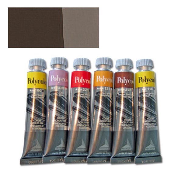 Χρώμα Ακρυλικό Maimeri Polycolor 20ml 493 Καφέ Σκούρο