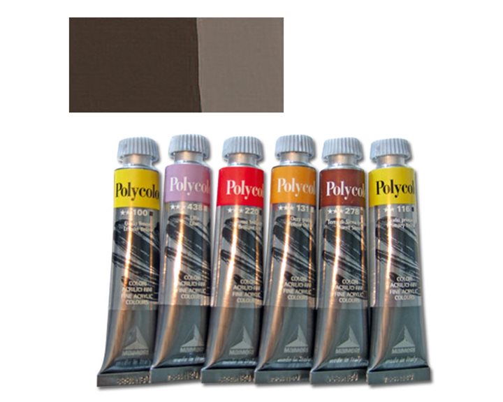 Χρώμα Ακρυλικό Maimeri Polycolor 20ml 493 Καφέ Σκούρο