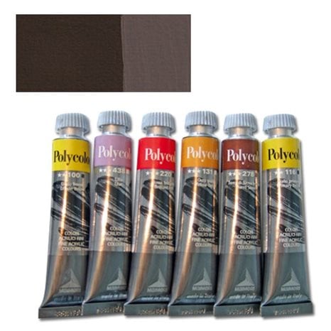 Χρώμα Ακρυλικό Maimeri Polycolor 20ml 492 Burnt Umber