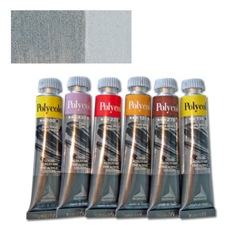 Χρώμα Ακρυλικό Maimeri Polycolor 20ml 497 Ασημί 001202497