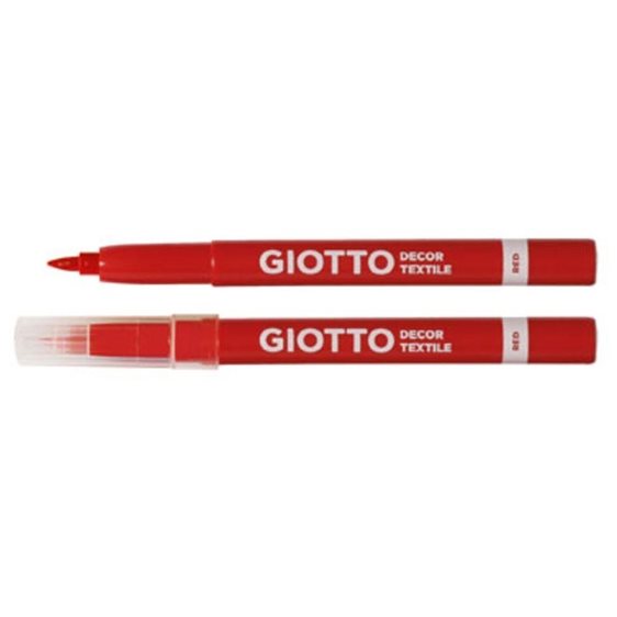 Μαρκαδόρος Giotto Υφάσματος Κόκκινος