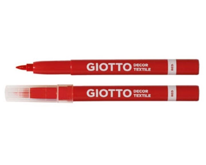 Μαρκαδόρος Giotto Υφάσματος Κόκκινος