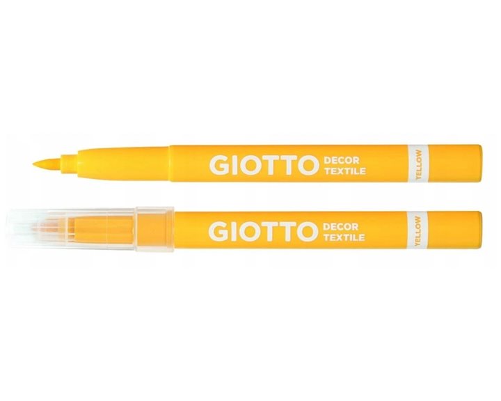 Μαρκαδόρος Giotto Υφάσματος Κίτρινος