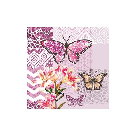 Χαρτοπετσέτες Decoupage 33x33 Τριφύλλες