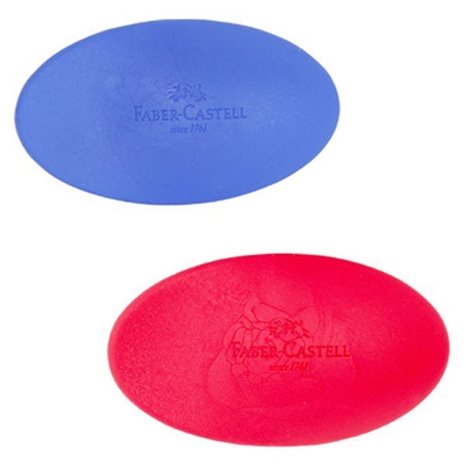 Γόμα Faber-Castell Kosmo Mini Κόκκινη/Μπλε 182343