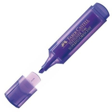 Μαρκαδόρος Υπογράμμισης Faber-Castell Μωβ 154636