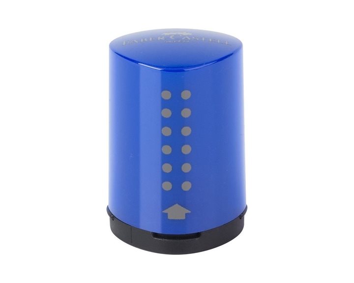 Ξύστρα Faber-Castell  Mini Grip Κοκκ/Μπλε183710