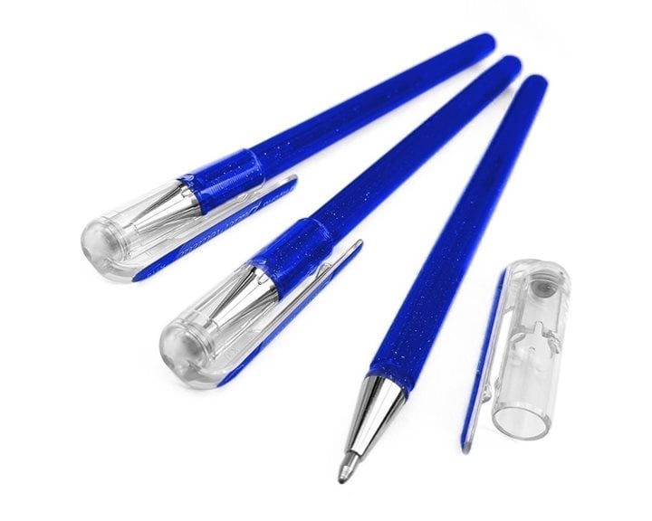 Στυλό Metallic Gel DualPente K110DC Μπλέ