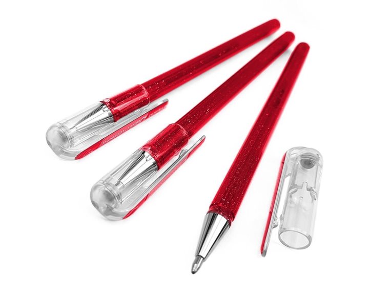 Στυλό Metallic Gel DualPente K110DP Ρόζ