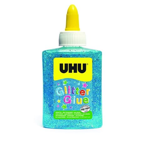 Χρυσόκολλα UHU Glitter Glue 90ml Blue