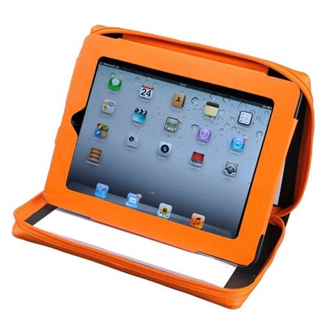 Δερμάτινη Θήκη Alassio Hulle Για iPad (1,2,3) Πορτοκαλί
