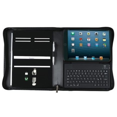Ντοσιέ Alassio Lombrando Α4 Για iPad Με Πληκτρολόγιο Μαύρο