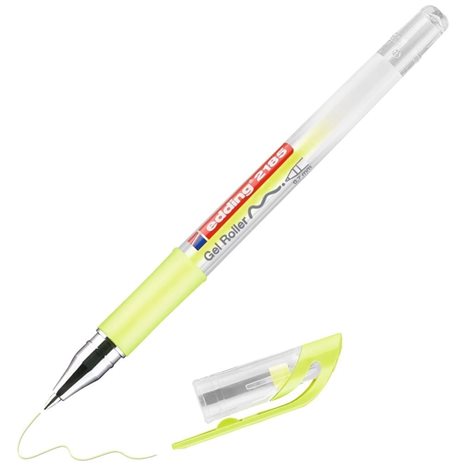 Στυλό Edding 2185 Gel 0.7mm Κίτρινο Φωσφ.