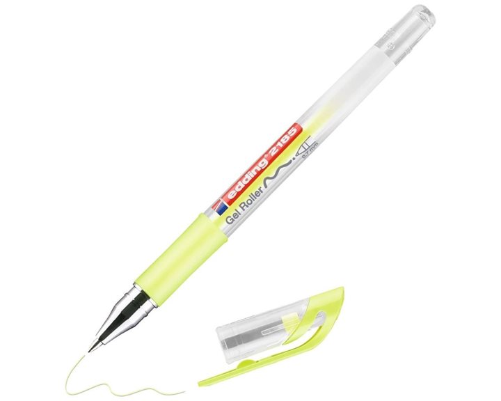 Στυλό Edding 2185 Gel 0.7mm Κίτρινο Φωσφ.