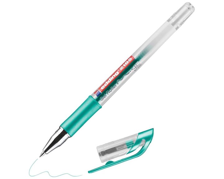 Στυλό Edding 2185 Gel 0.7mm Πράσινο Μεταλλικό