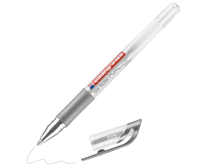 Στυλό Edding 2185 Gel 0.7mm Ασημί
