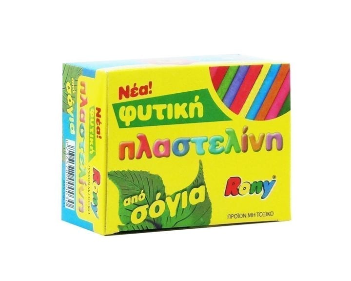 Πλαστελίνη Rony Φυτική Soya 11 Χρώματα 550γρ