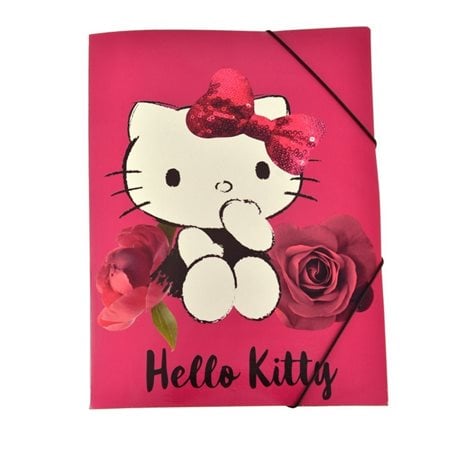 Ντοσιέ Λάστιχο Α4 Hello Kitty Red 17860