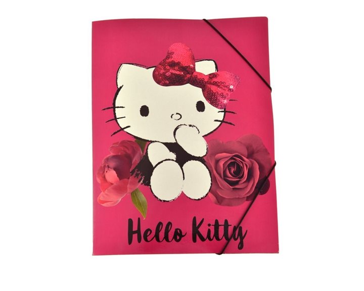 Ντοσιέ Λάστιχο Α4 Hello Kitty Red 17860