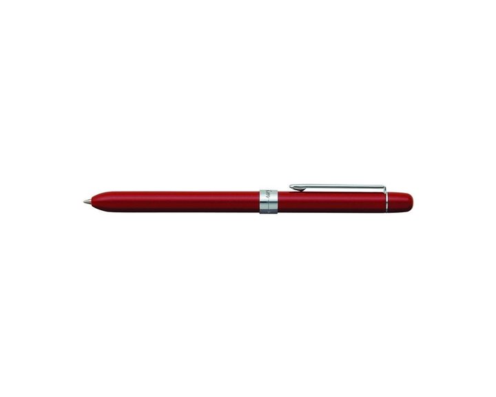 Multifunction Pen Penac Slim Chrome (Μπλε,Κόκκινο,Μολύβι) Μπορντό