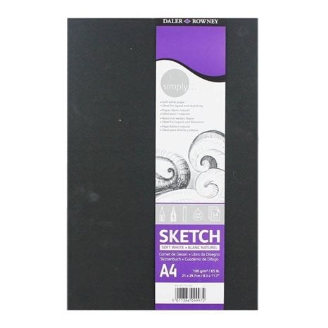 Μπλοκ Σχεδίου Sketchbook Λευκό Α4 100gr. 54σελ. 482154400