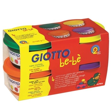 Πλαστοζυμαράκια Giotto Be-be 4τεμ.100gr. 000464903