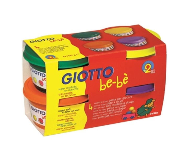 Πλαστοζυμαράκια Giotto Be-Be 4τεμ. 100gr. 000464903