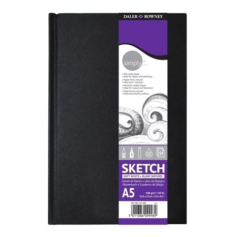Μπλοκ Σχεδίου Λευκό Α5 100gr. 54σελ. 482154500