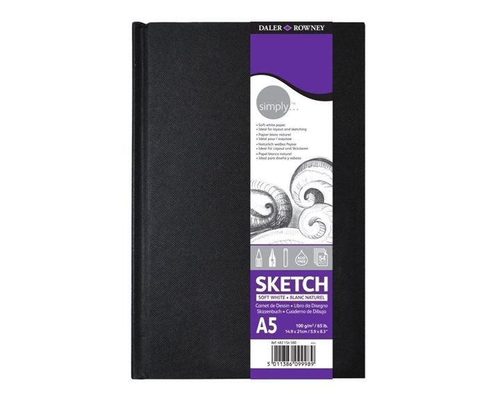 Μπλοκ Σχεδίου Λευκό Α5 100gr. 54σελ. 482154500