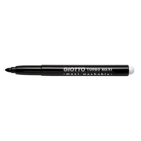 Μαρκαδόρος Giotto 12 Τεμ, Turbo Maxi Μαύρος