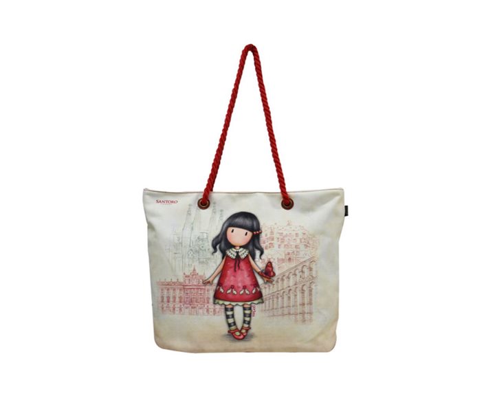 Τσάντα Θαλάσσης Santoro Gorjuss 100% Polyester - Time To Fly 50x38x20 – SA07104