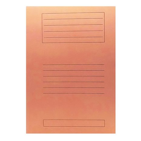 Ντοσιέ Μανίλλα Δίφυλλο Απλό 25Χ35 Πορτοκαλί