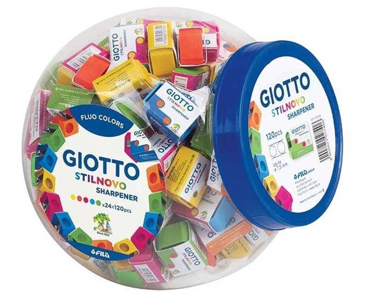 Ξύστρα Giotto Πλαστική Διάφορα Χρώματα 232900