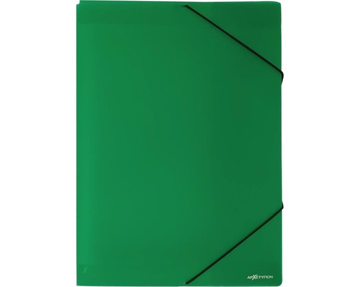 Κουτί Pp Με Λάστιχο 25X35X3Cm Πράσινο Οπάλ