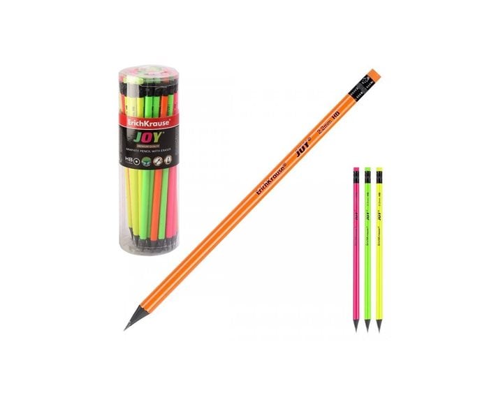 Μολύβι ErichKrause Joy HB 2.2mm Με Γόμα 43582