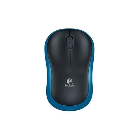 Logitech M185 Optical Mouse (2236) (Black/Blue, Wireless) (LOGM185BLKBLUE)
