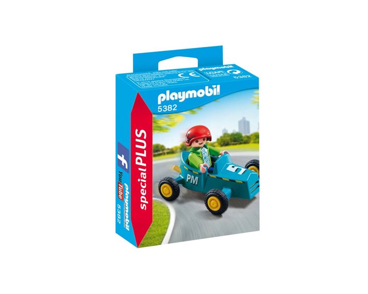 Playmobil Special Plus Αγοράκι Με Go Kart 5382