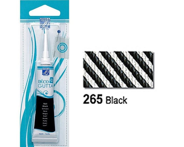 Lefranc & Bourgeois 20ml Vitrail Περίγραμμα Μαύρο No 265