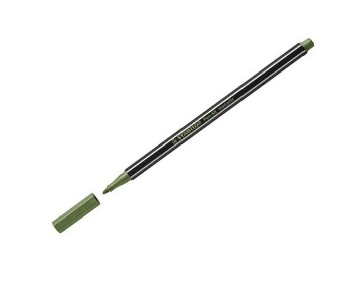 Μαρκαδόρος Stabilo 68/843 Metalic L. Green